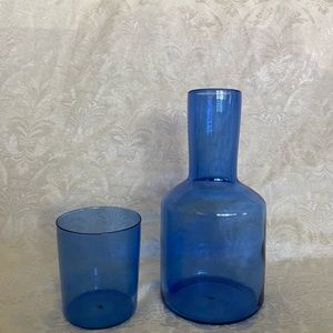 Maison Balzac Bedside Carafe: Azure